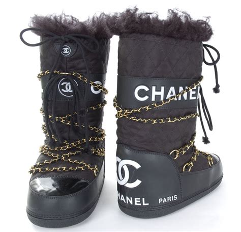 chanel mens snow boots|vintage Chanel boots.